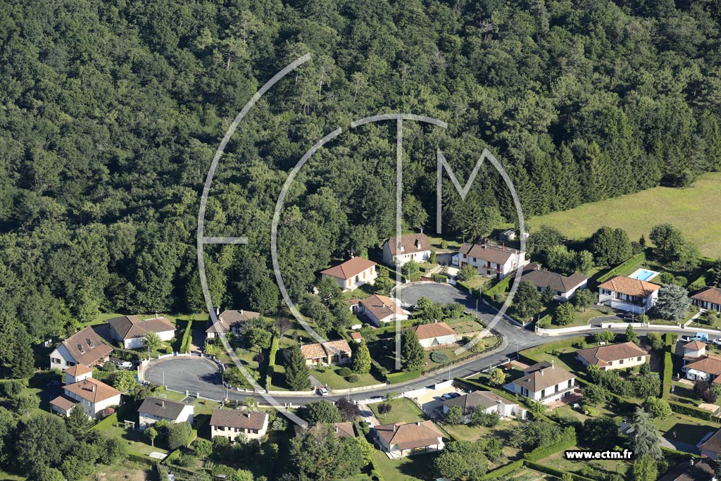 Photo arienne de Notre-Dame-de-Sanilhac (le Plateau de Prompsault)