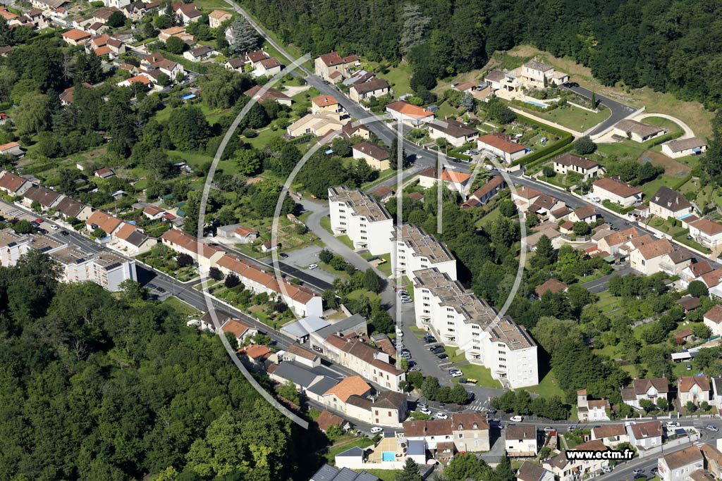 Photo arienne de Prigueux (le Toulon)