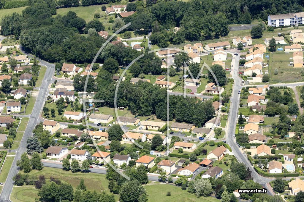 Photo arienne de Saint-Astier (les Brandes)