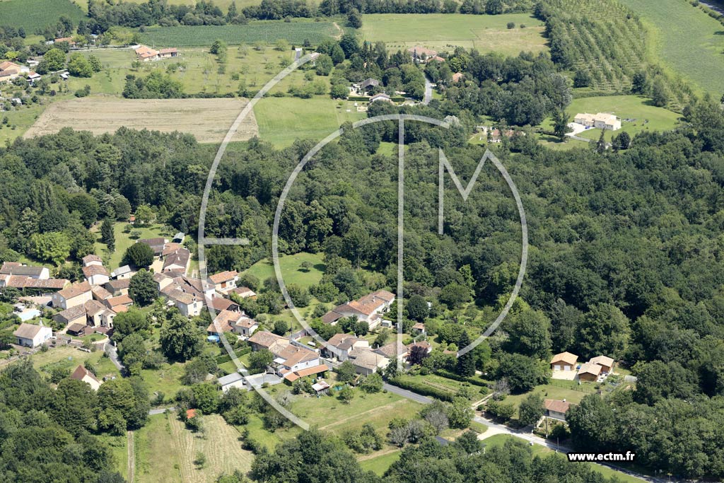 Photo arienne de Saint-Astier (Leybardie)