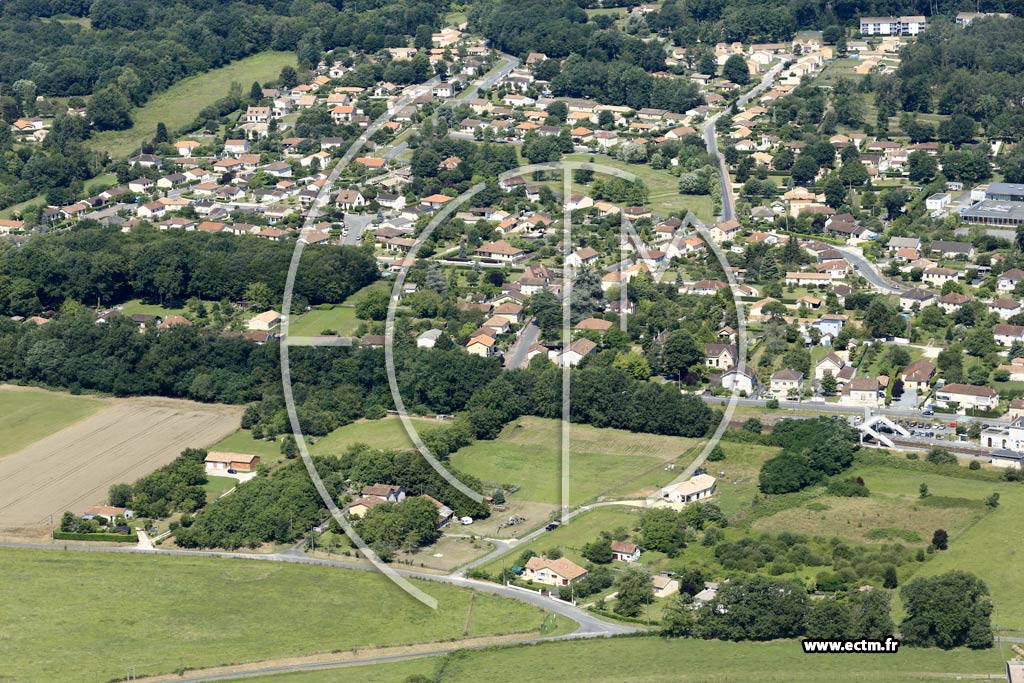 Photo arienne de Saint-Astier (Route de Fayard)