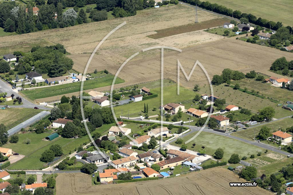 Photo arienne de Saint-Lon-sur-l'Isle