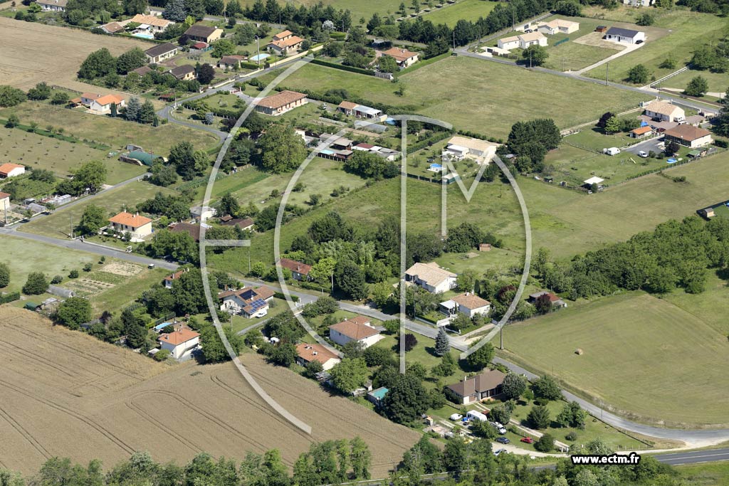 Photo arienne de Saint-Lon-sur-l'Isle