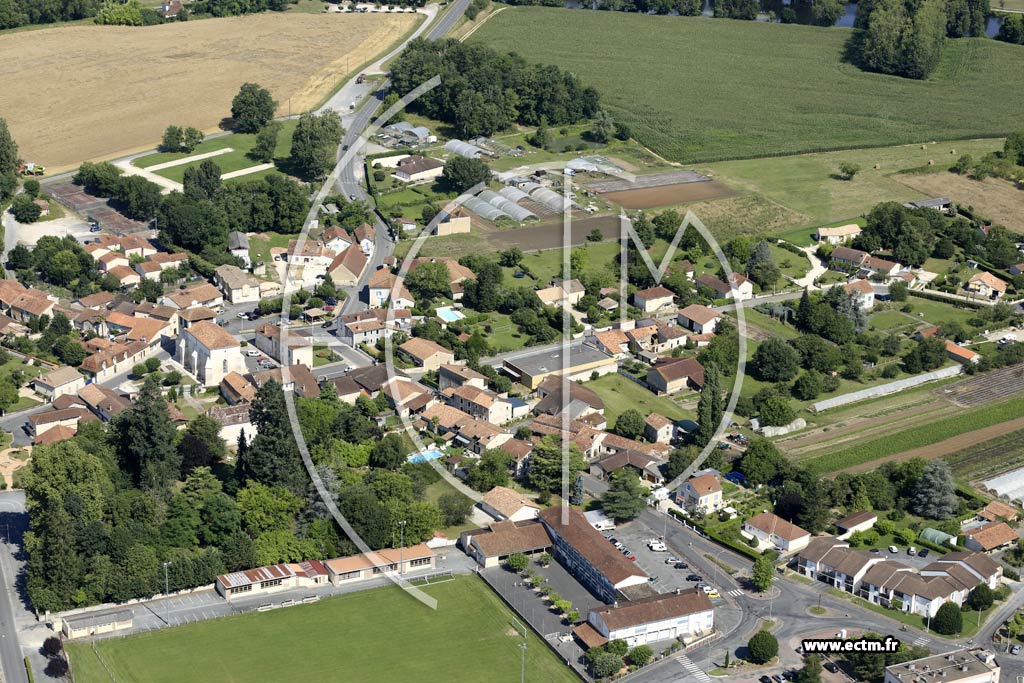 Photo arienne de Saint-Lon-sur-l'Isle