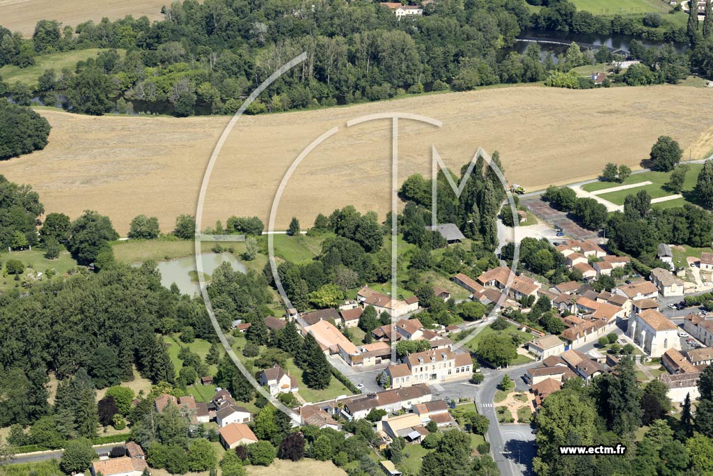 Photo arienne de Saint-Lon-sur-l'Isle