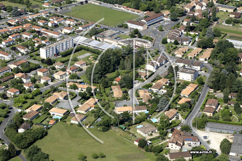 Photo arienne de Saint-Lon-sur-l'Isle
