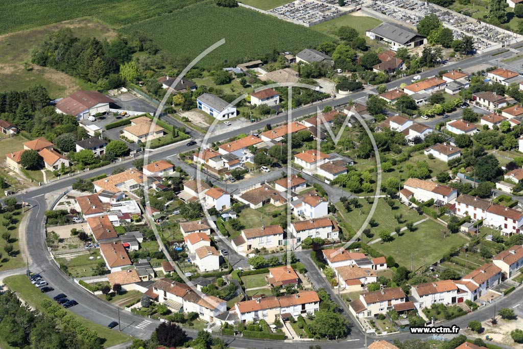 Photo arienne de Saint-Lon-sur-l'Isle