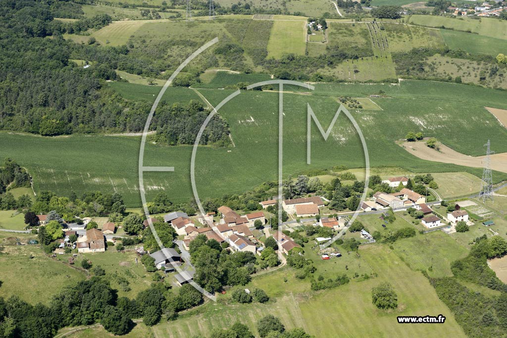 Photo arienne de Saint-Lon-sur-l'Isle (Angunand)