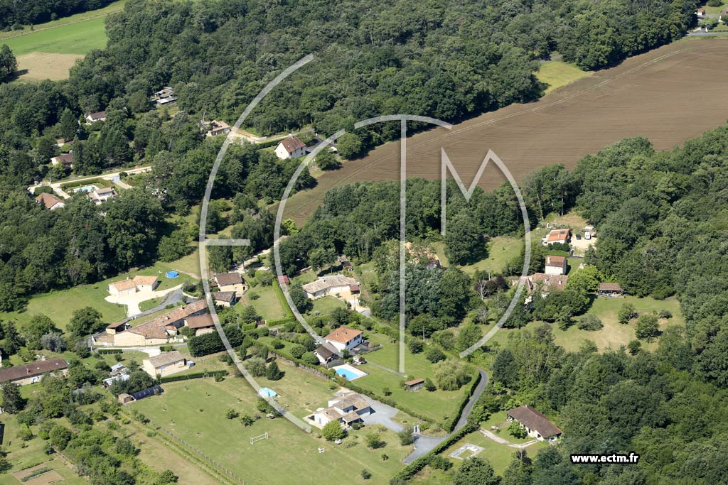 Photo arienne de Saint-Lon-sur-l'Isle (les Auzelloux)