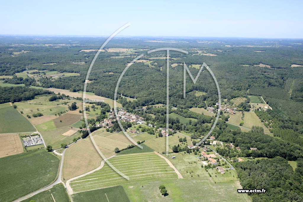 Photo arienne de Valeuil (les Andrivaux)