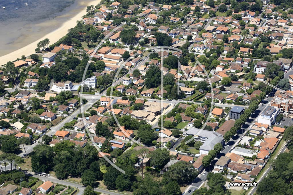 Photo arienne de Andernos-les-Bains (Centre-ville)