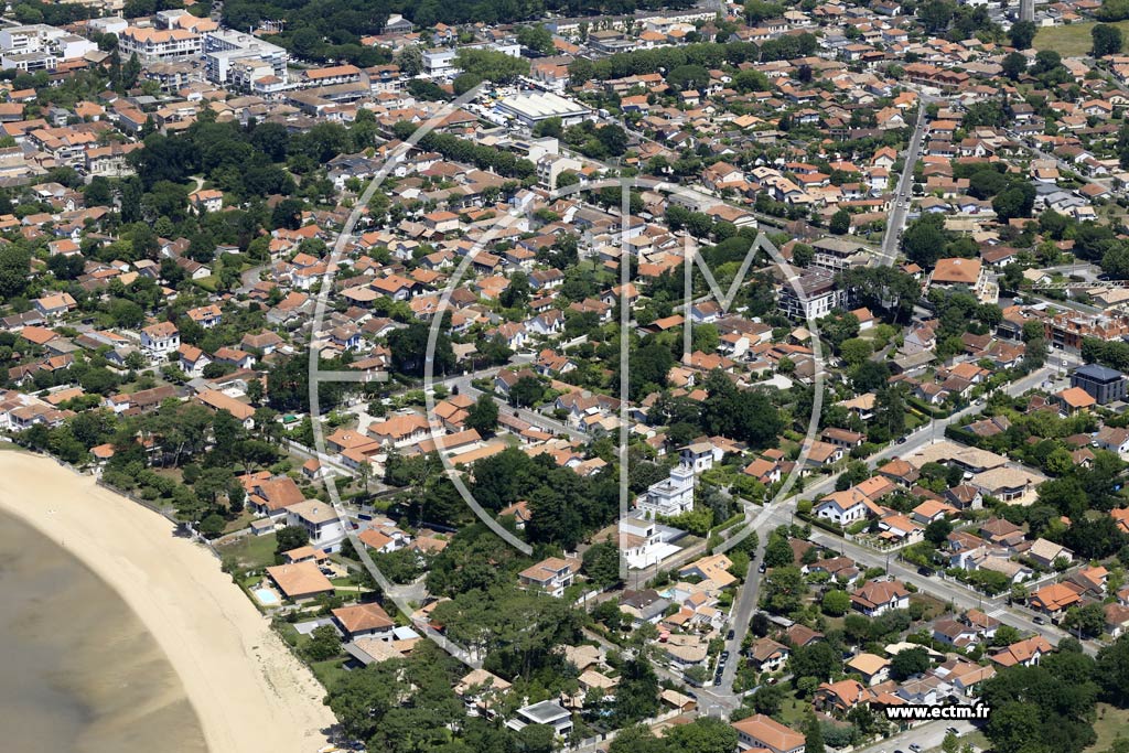 Photo arienne de Andernos-les-Bains (Centre-ville)