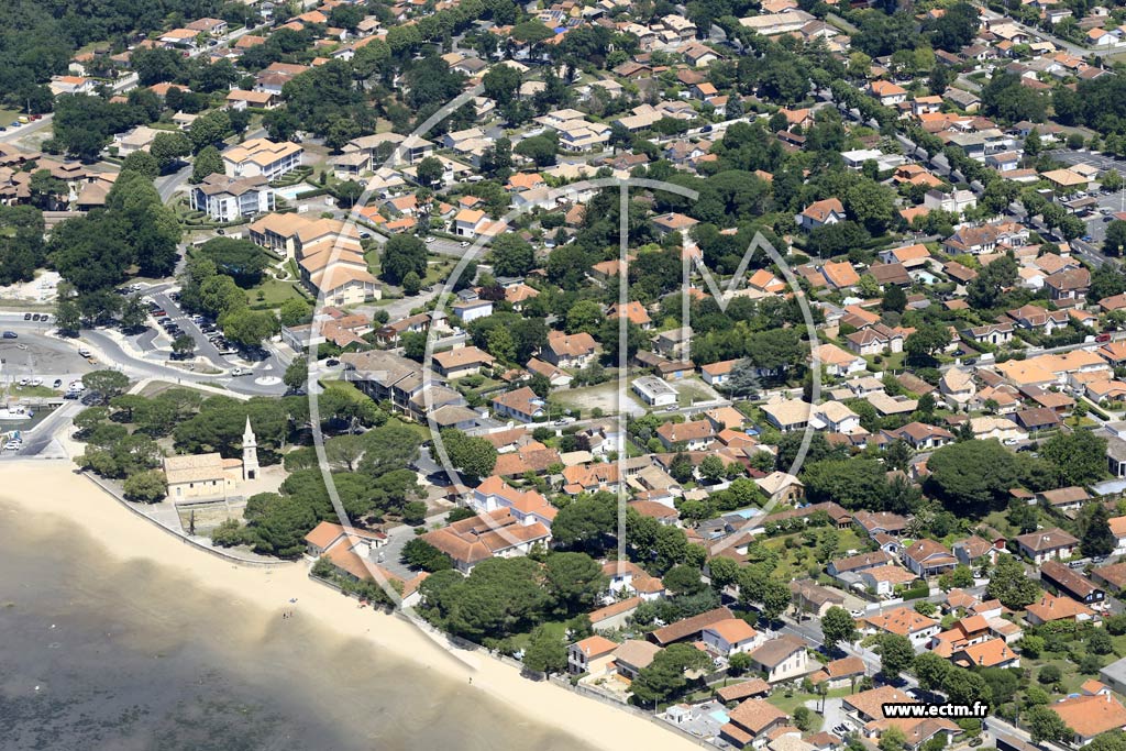 Photo arienne de Andernos-les-Bains (Quartier du Port Ostreicole)