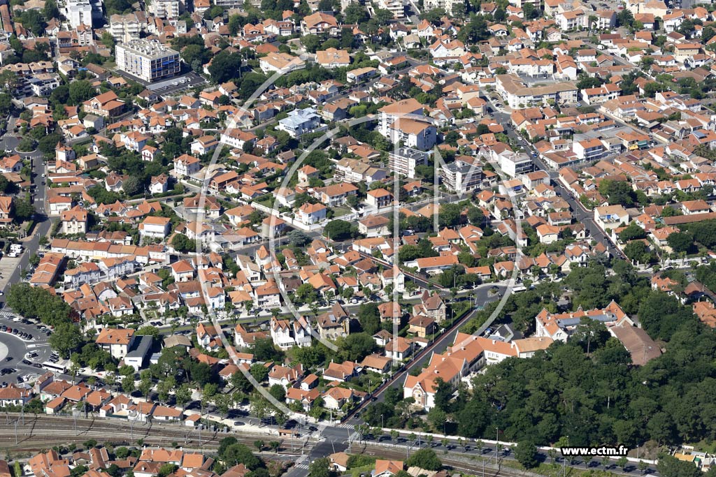 Photo arienne de Arcachon (Centre)