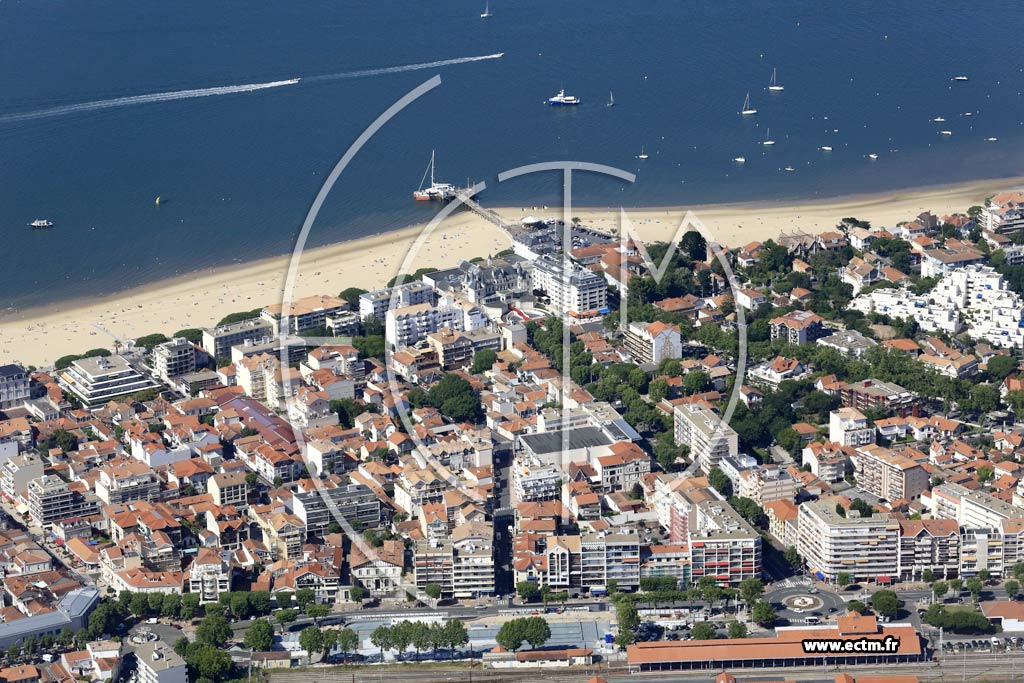 Photo arienne de Arcachon (Centre)