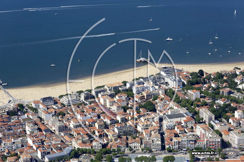 Photo arienne de Arcachon (Centre)