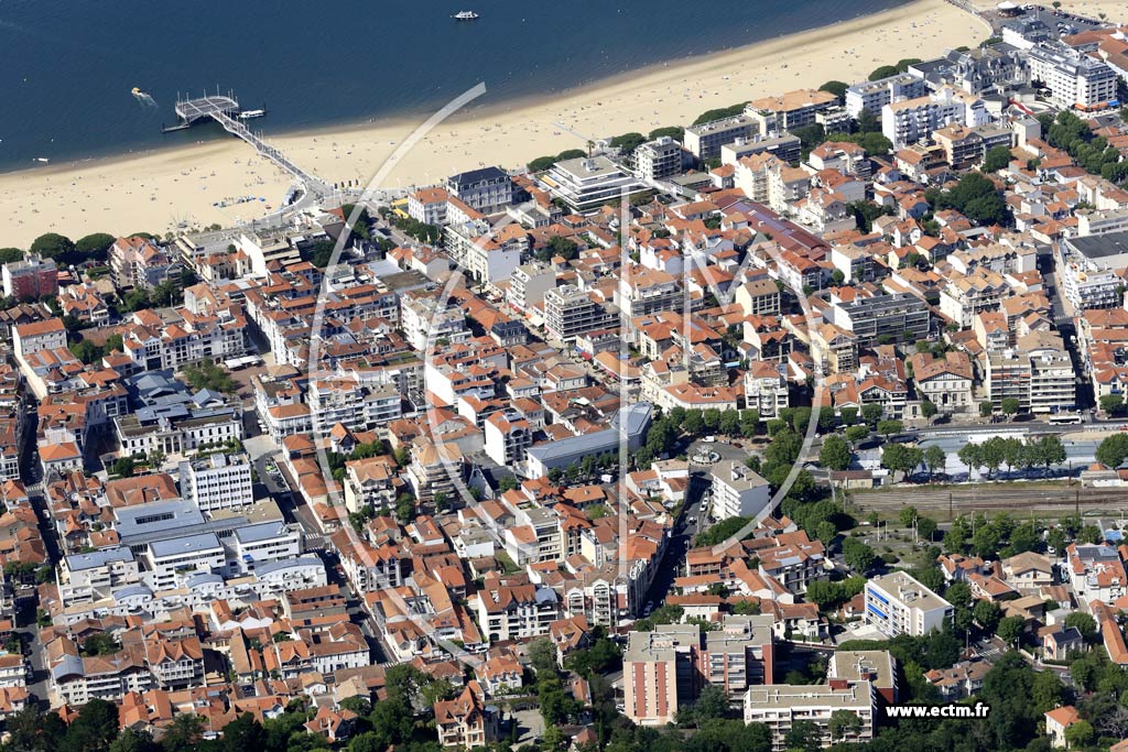 Photo arienne de Arcachon (Centre)