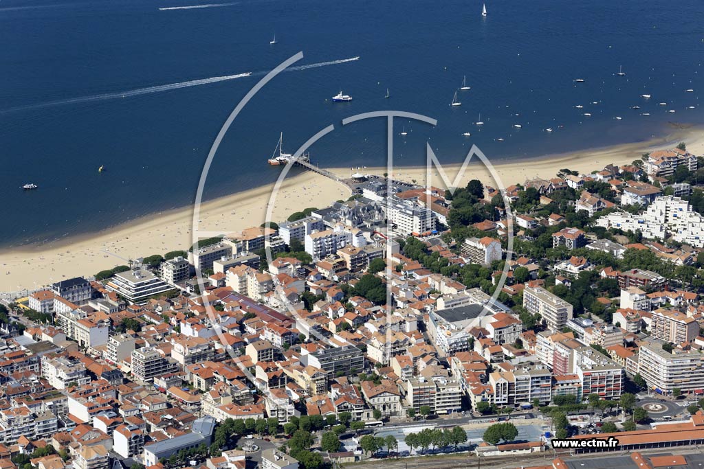 Photo arienne de Arcachon (Centre)