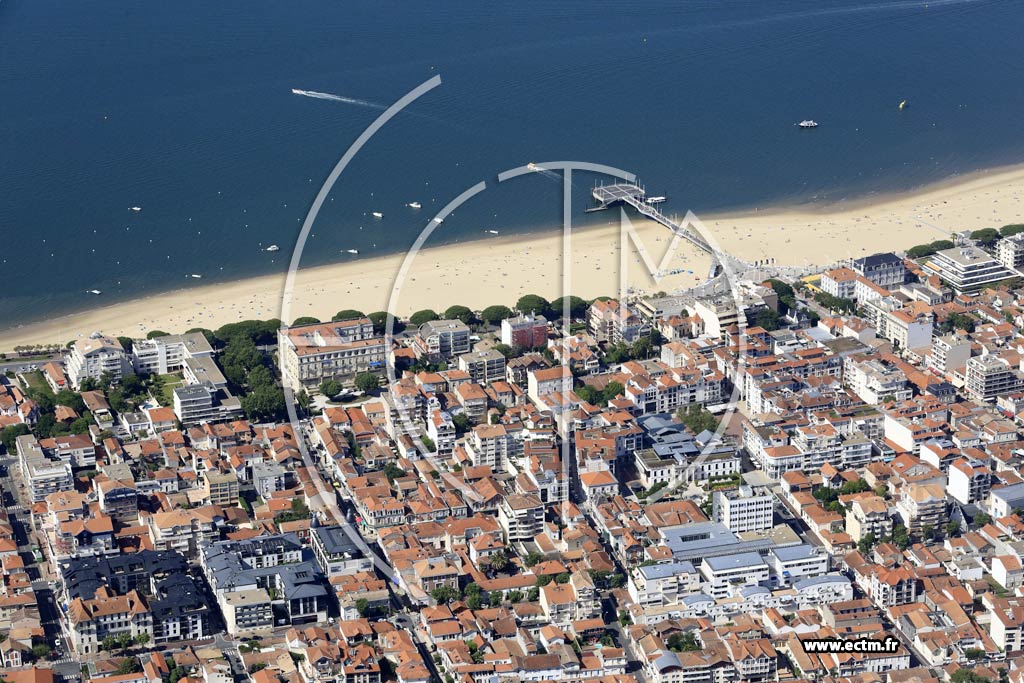 Photo arienne de Arcachon (Centre)