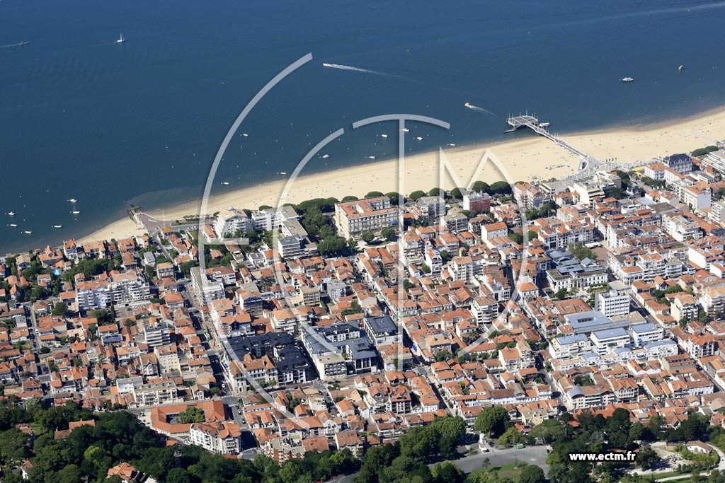 Photo arienne de Arcachon (Centre)