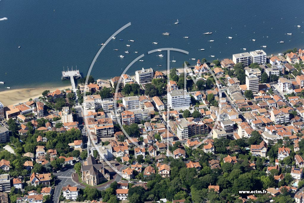 Photo arienne de Arcachon (Centre)