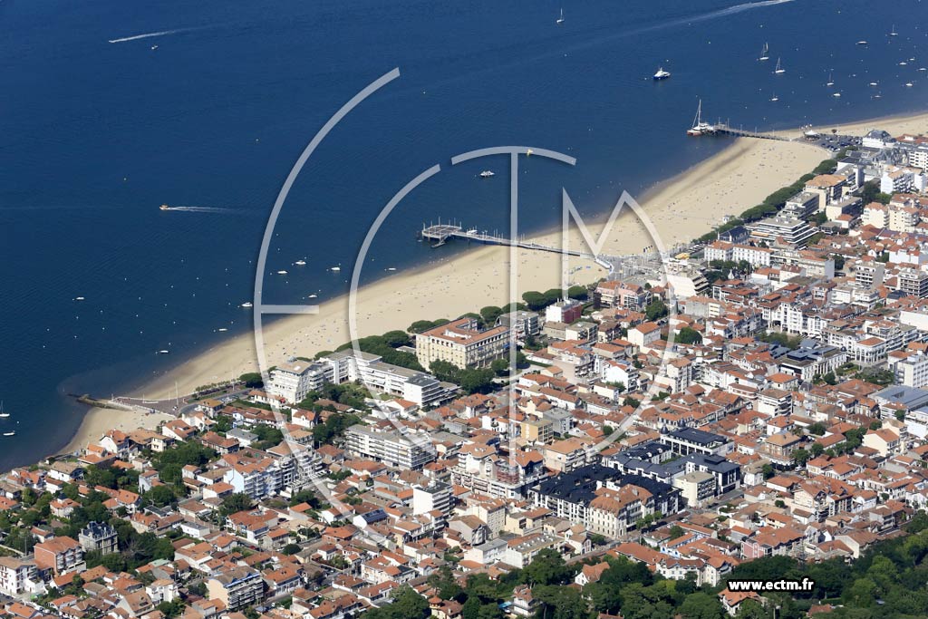 Photo arienne de Arcachon (Centre)