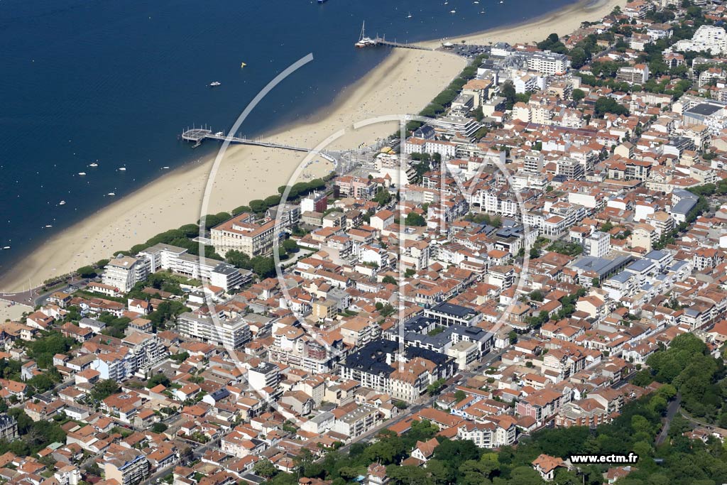 Photo arienne de Arcachon (Centre)