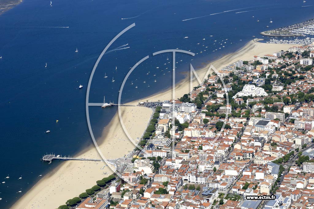 Photo arienne de Arcachon (Centre)