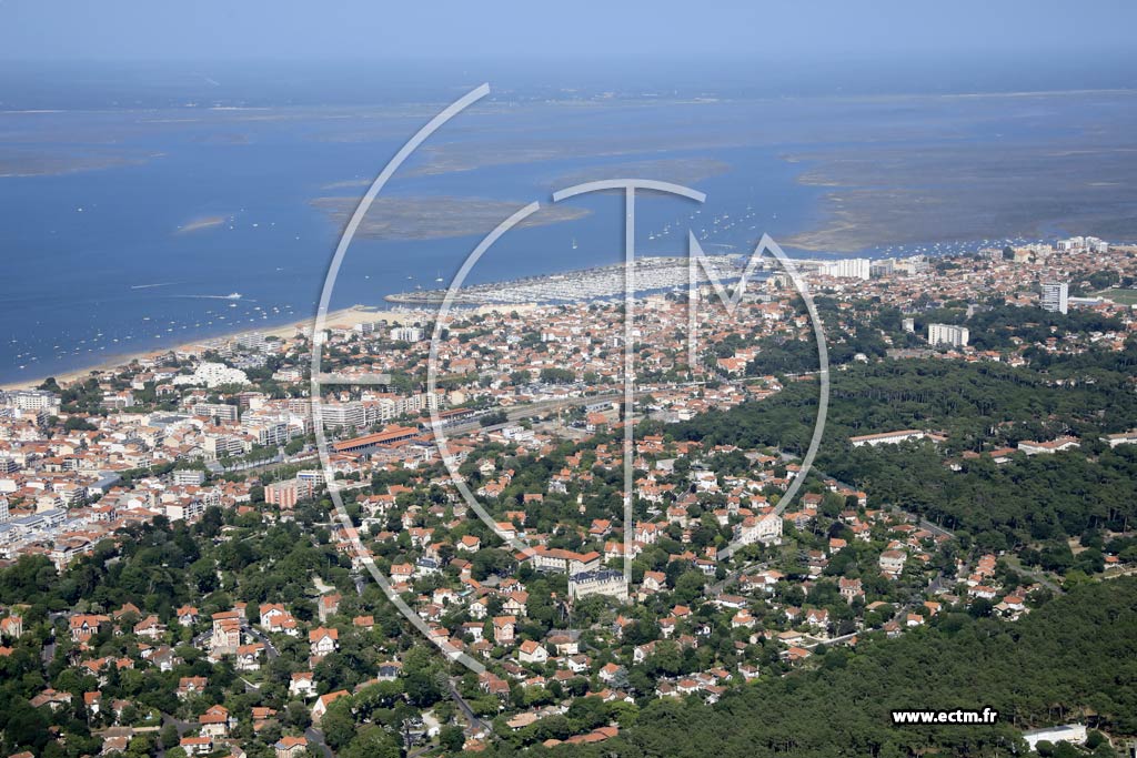 Photo arienne de Arcachon (Mauresque)