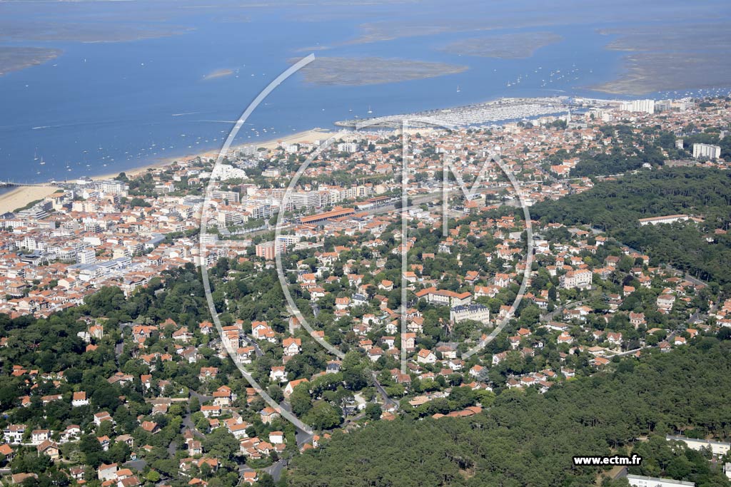 Photo arienne de Arcachon (Mauresque)