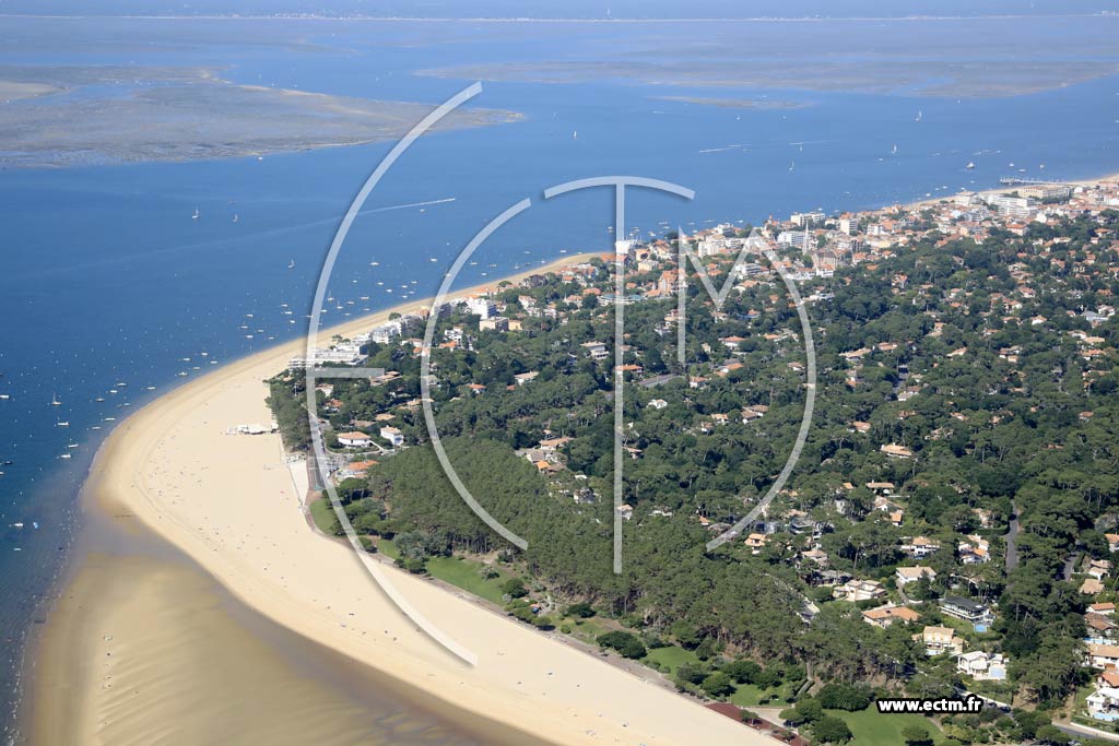 Photo arienne de Arcachon (Parc Pereire)