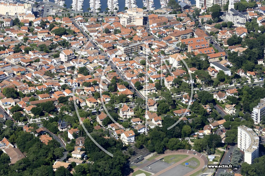 Photo arienne de Arcachon (Ville d'Automne)