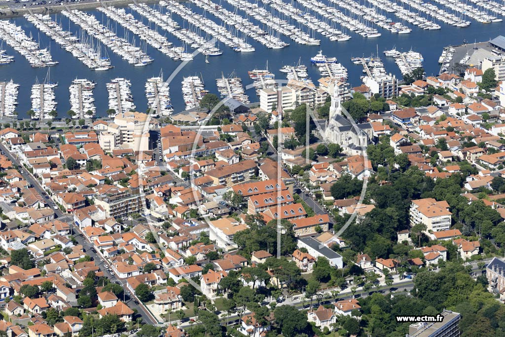 Photo arienne de Arcachon (Ville d'Automne)