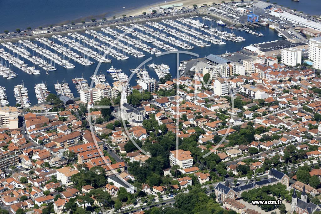 Photo arienne de Arcachon (Ville d'Automne)