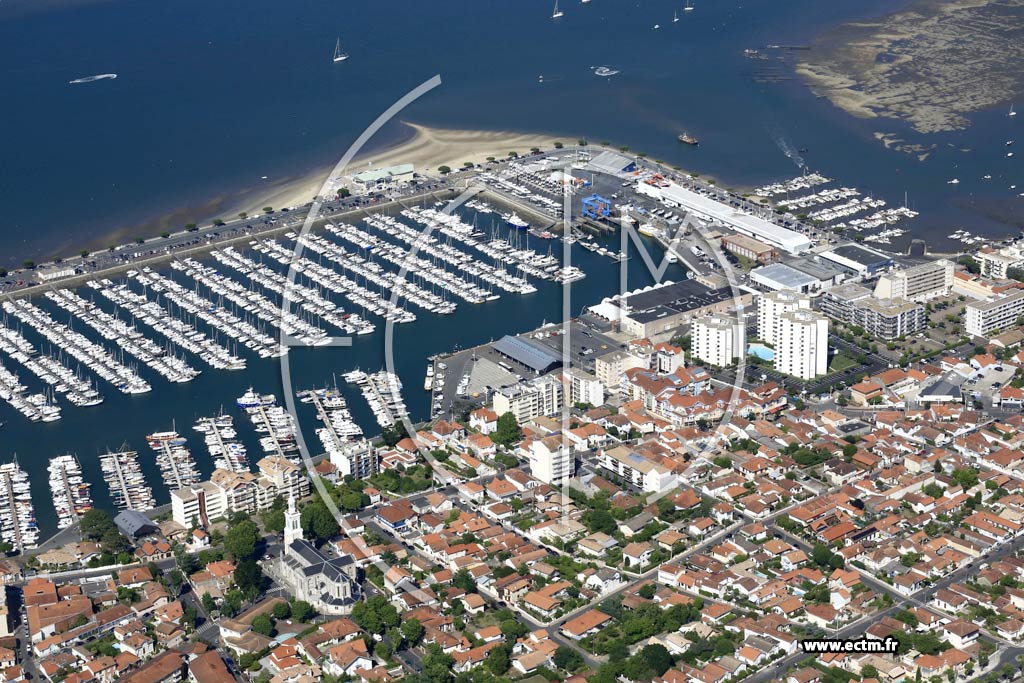 Photo arienne de Arcachon (Ville d'Automne)