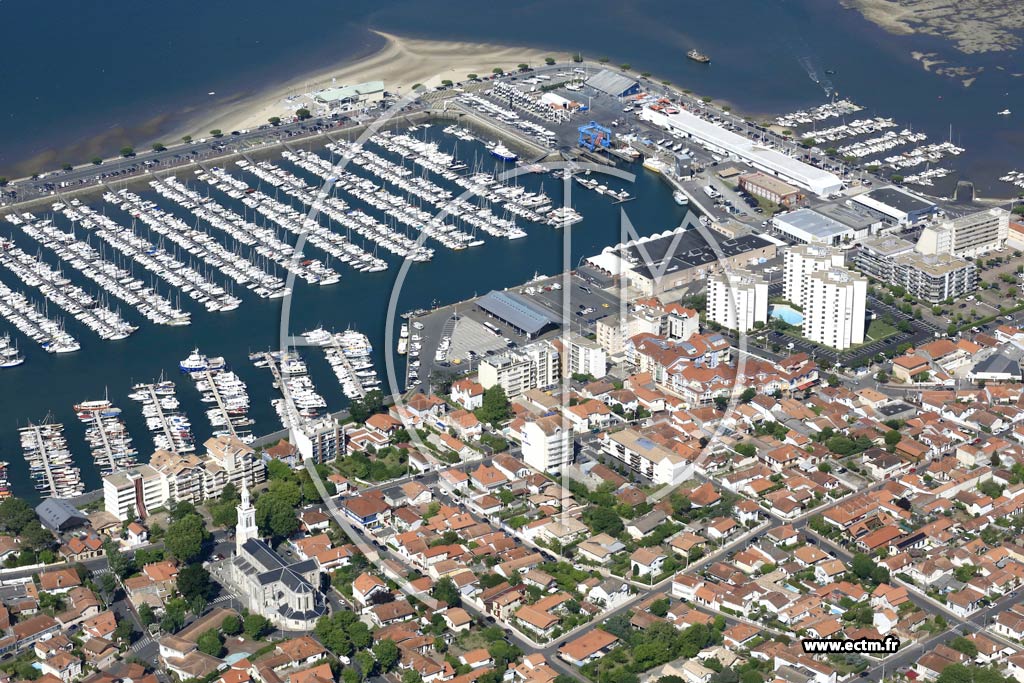 Photo arienne de Arcachon (Ville d'Automne)