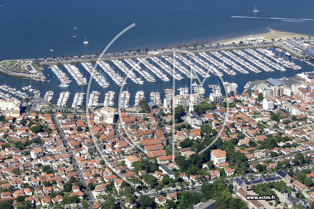 Photo arienne de Arcachon (Ville d'Automne)