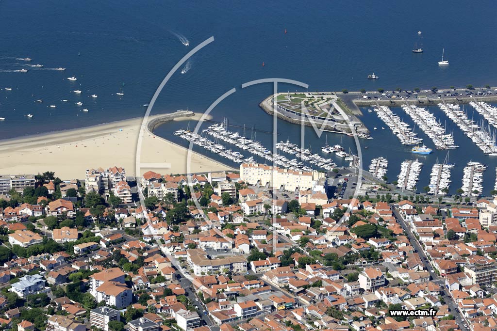 Photo arienne de Arcachon (Ville d'Automne)