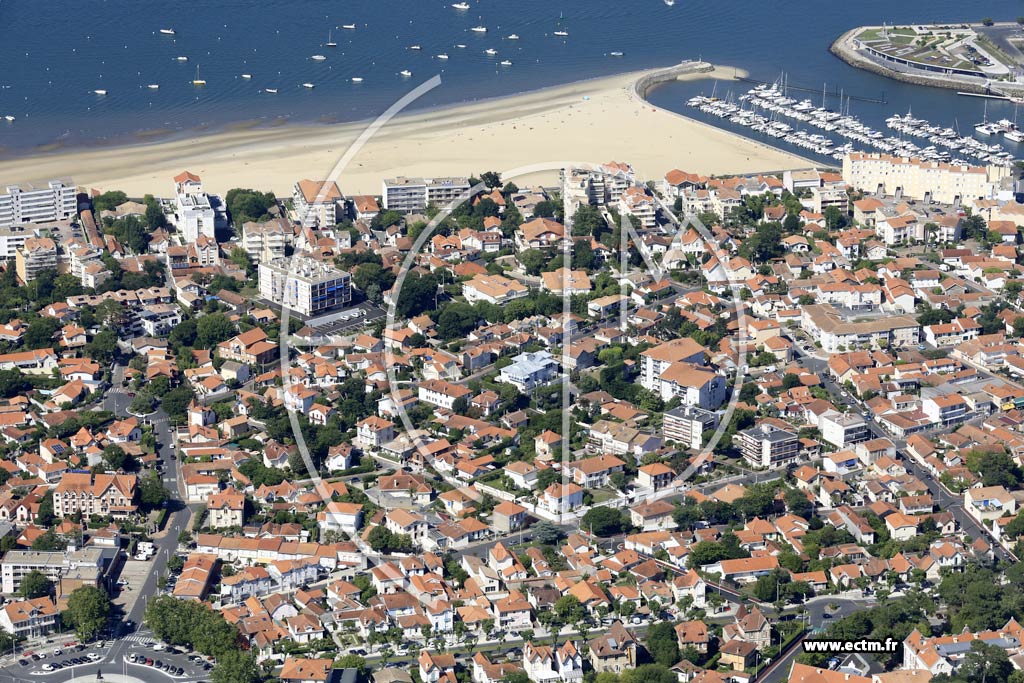 Photo arienne de Arcachon (Ville d'Automne)