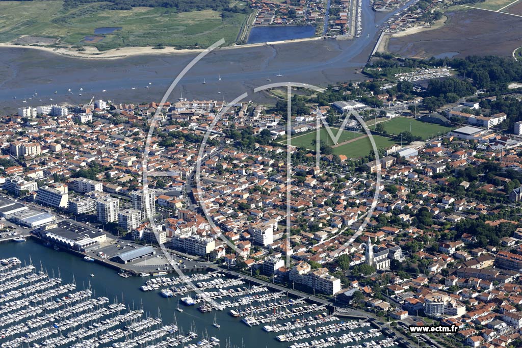 Photo arienne de Arcachon (Ville d'Automne)