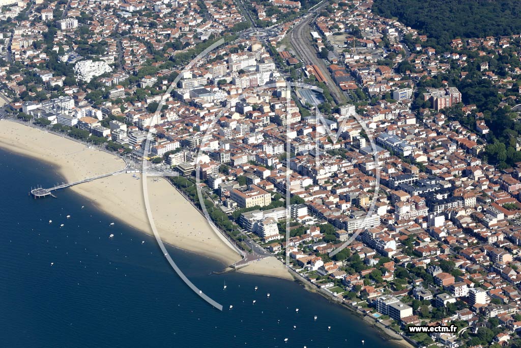 Photo arienne de Arcachon (Ville d't)