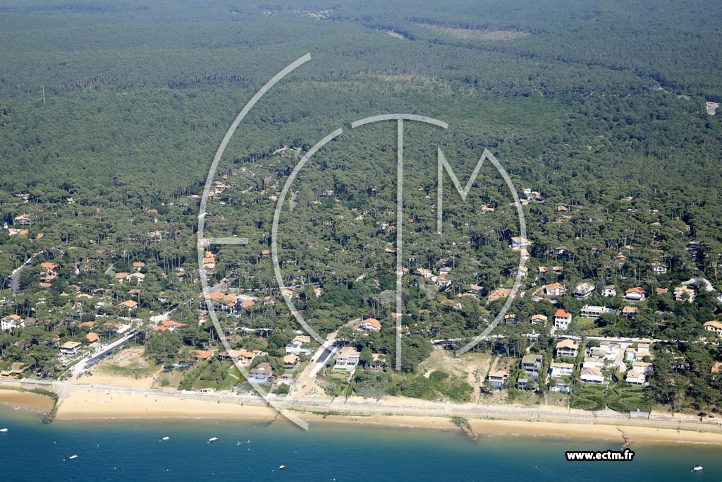Photo arienne de La Teste-de-Buch (le Pilat Plage)