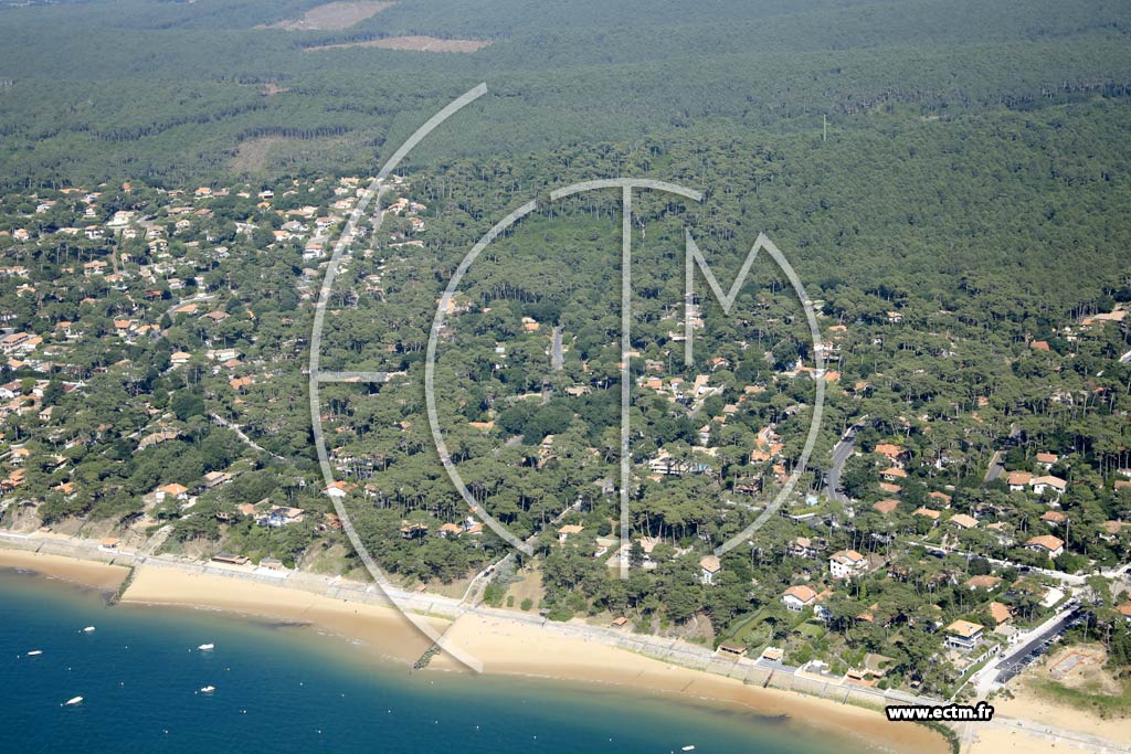 Photo arienne de La Teste-de-Buch (le Pilat Plage)