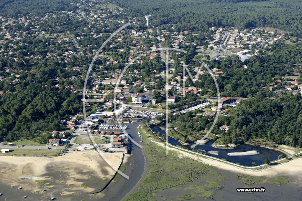 Photo arienne de Lanton (Port de Cassy)