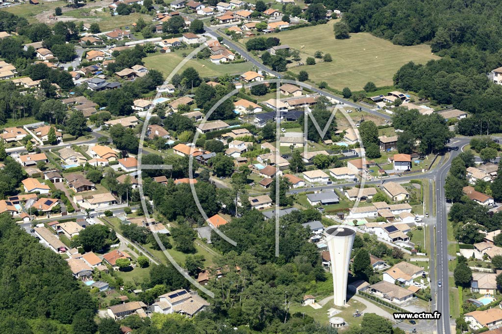 Photo arienne de Le Teich (le Burgat)