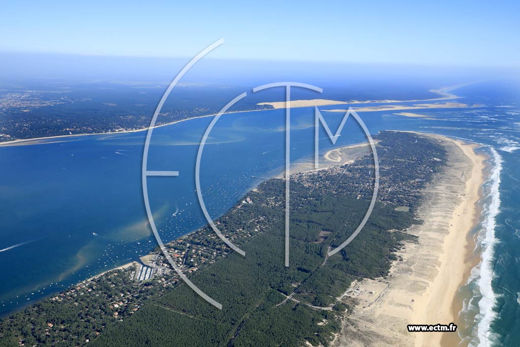 Photo arienne de Lge-Cap-Ferret (le Canon)