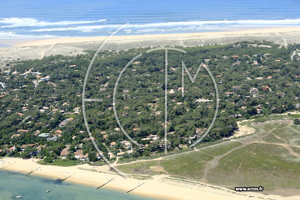 Photo arienne de Lge-Cap-Ferret (le Cap Ferret)