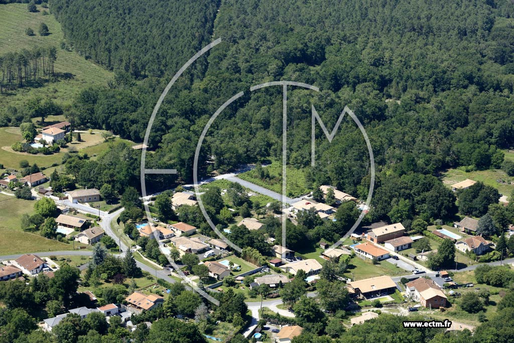 Photo arienne de Mios (le Petti Caudos)