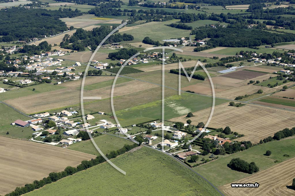 Photo arienne de Corme-cluse (les Ridelleries)