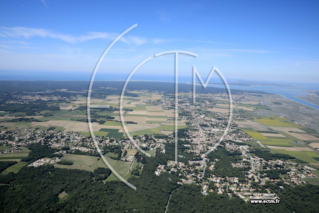 Photo arienne de taules